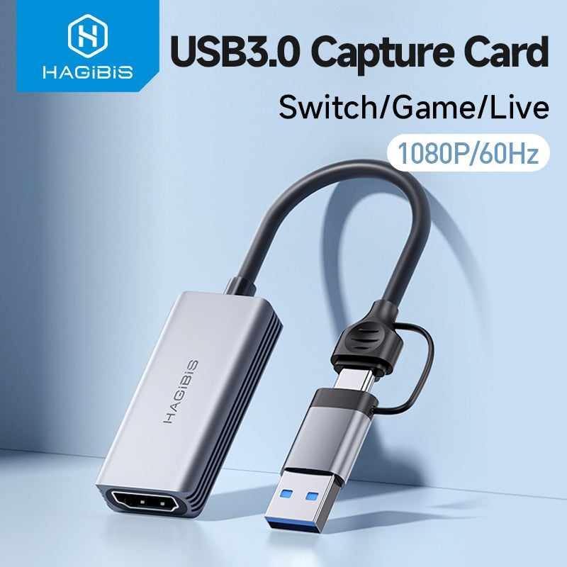 Type C/USB 3.0 Video Capture Card HDMI Hagibis